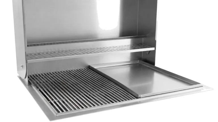 Grill with Teppanyaki flat-top
